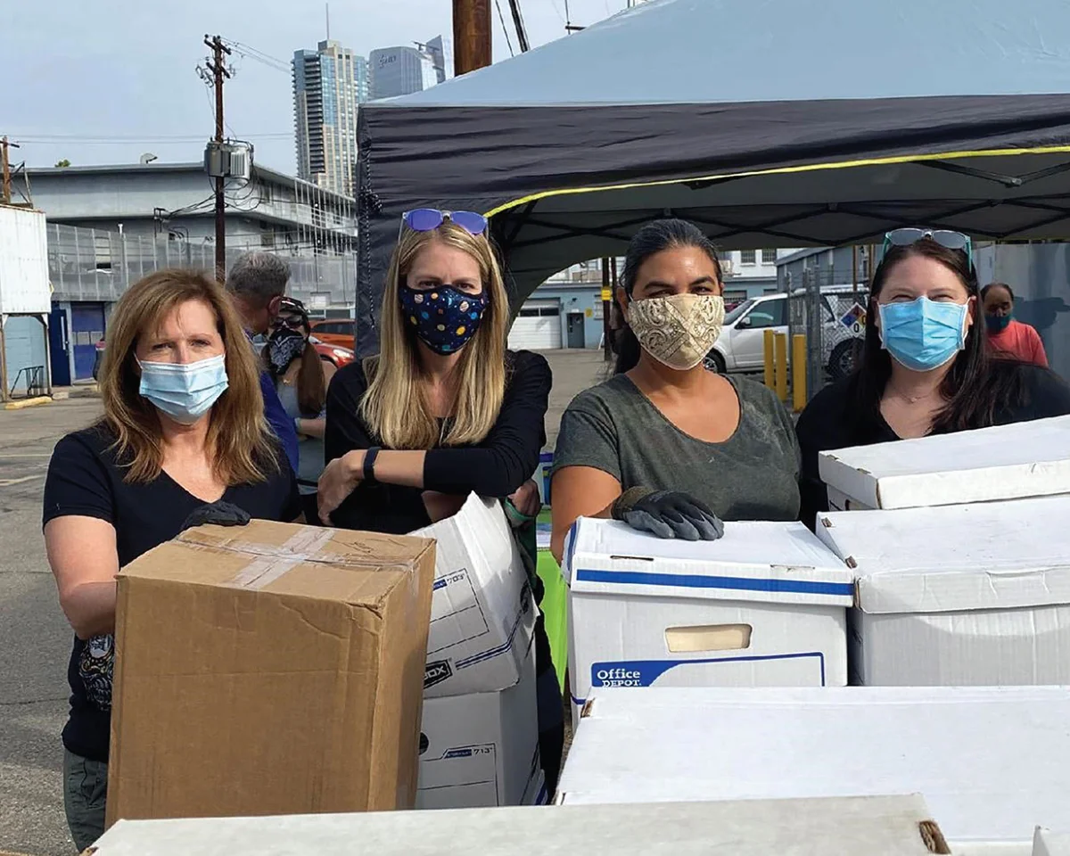 dentists at shred event