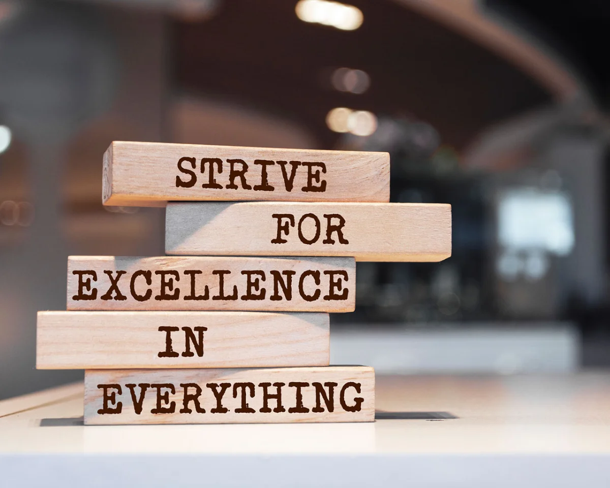 strive for excellence in everything