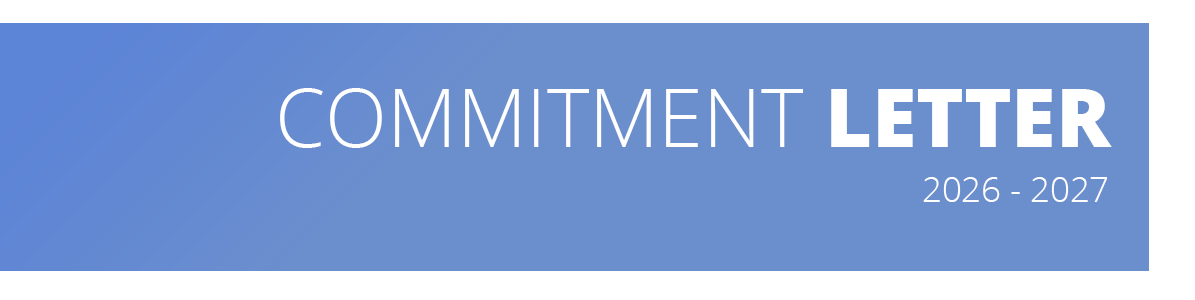 Commitment Letter 2026-2027